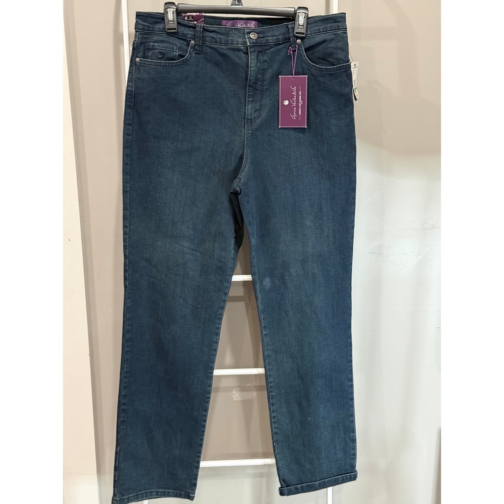 Gloria‎ Vanderbilt Amanda Jeans Womens 16 Tapered Leg Classic Rise Blue NWT